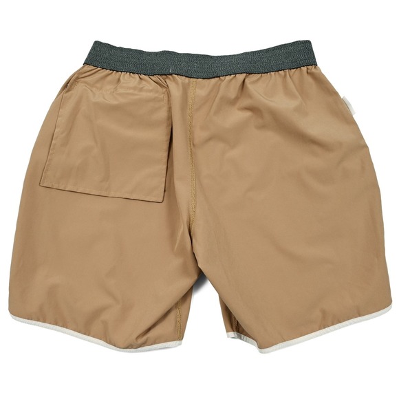 Vuori Banks Shorts Men's Medium Tan 7in Athletic Workout Drawstring V330 Pockets - Picture 8 of 9